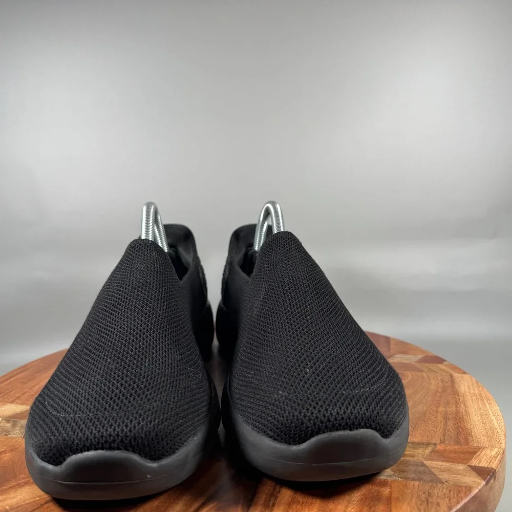 Skechers Slip-ins Go Walk Anywhere Black Mesh Shoes 124641W Womens 9 Wide